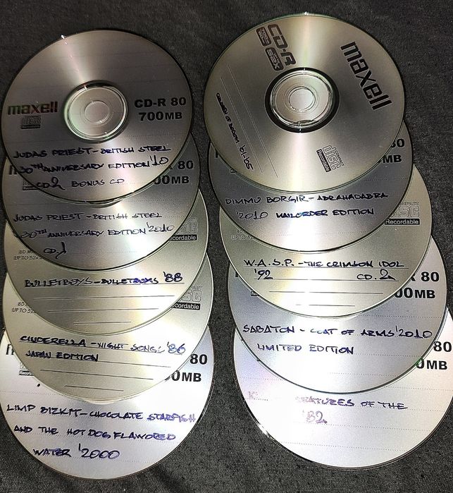 CD-R дискове с метъл !