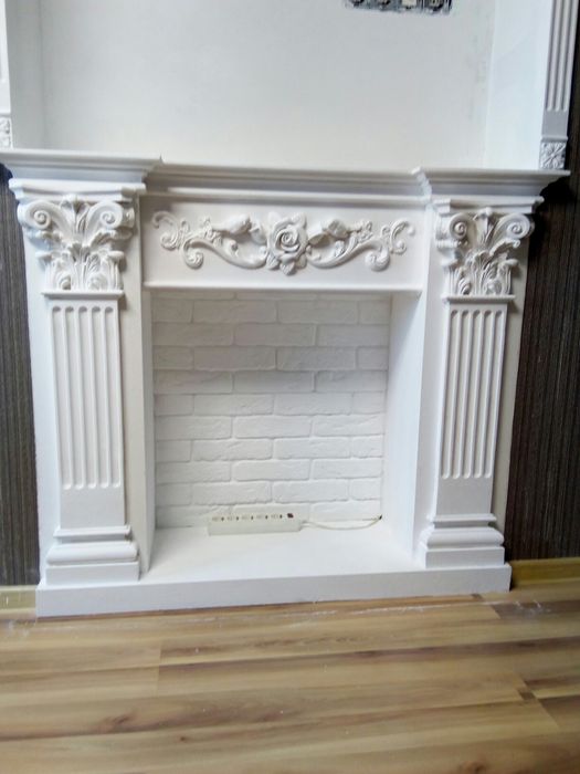 Гипсовые камины.