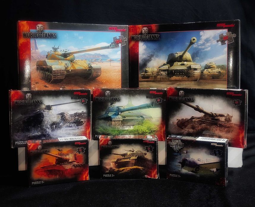 Набор пазлов World of Tanks. Коллекционное издание Wargaming.