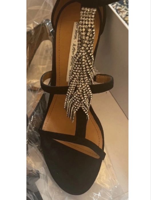 Sandale superbe piele naturala cu cristale & Other Stories nr 36 noi