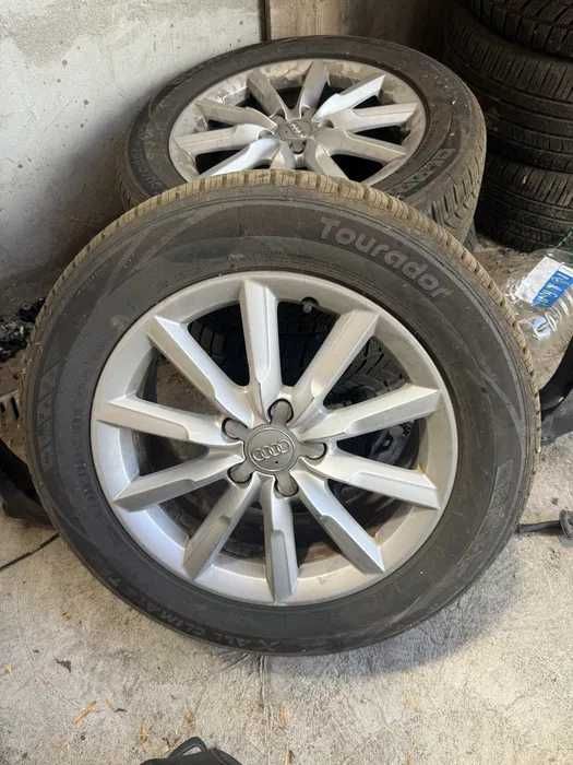 Set Roti Iarna Originale Audi Q3 8U R17 5x112, Anvelope 235/55 R17 Impecabile 7J x 17 ET 43