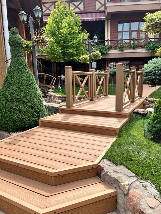 Угалок, Крепления, Поручен, Бруски, Комплектующие для ДПК