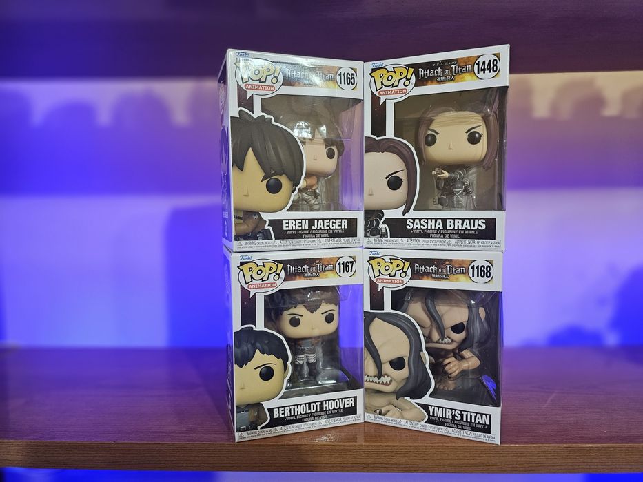 Фънко поп / Funko Pop и Manga / Манга на Tokyo Ghoul, Attack on Titan,  My Hero Academia, Hunter X Hunter и Jujutsu Kaisen