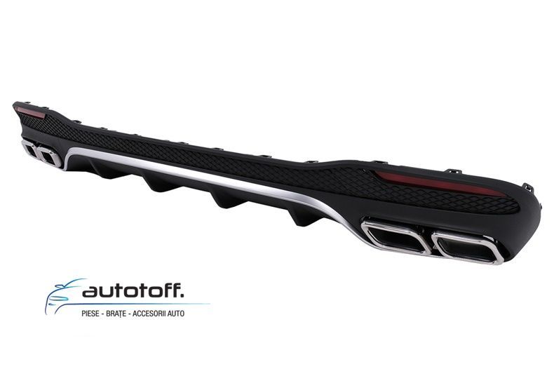 Difuzor bara spate Mercedes GLE W166 (15-18) Chrome Look AMG