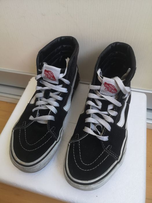 Ghete Vans old school piele întoarsă 36