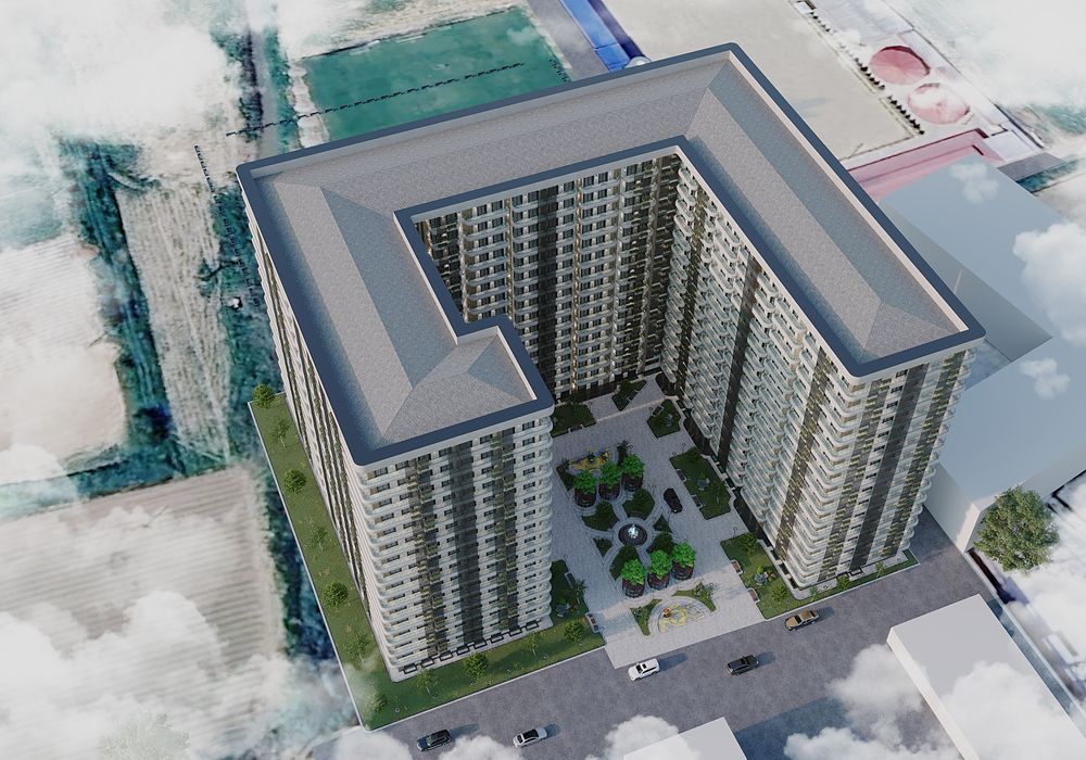 2 комнатная квартира в Turkiston Avenue  низкие цены от застройщика
