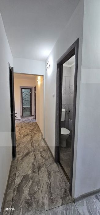 Apartament 3 camere, 2 bai – complet renovat, etaj 1, semicentral