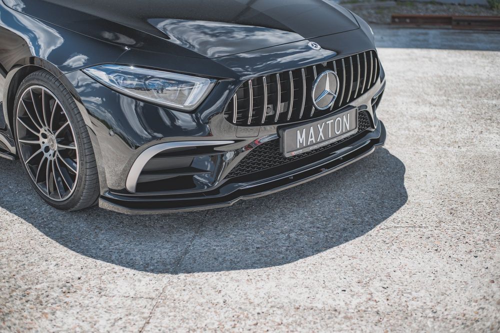 Спойлер за предна AMG броня Maxton design за Mercedes Benz C257 (2018-)