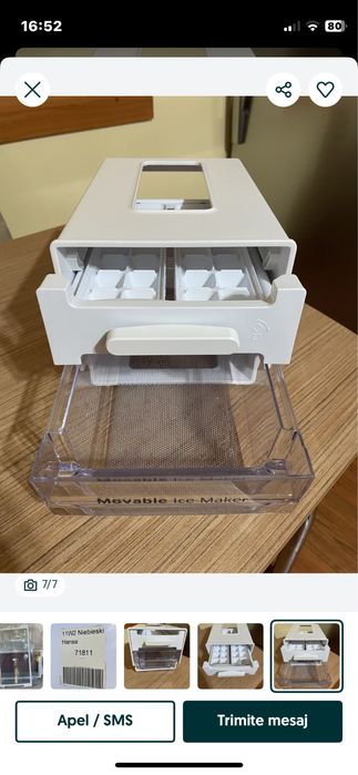 Accesorii combina frigorifica Hansa plus dozator gheata Samsung