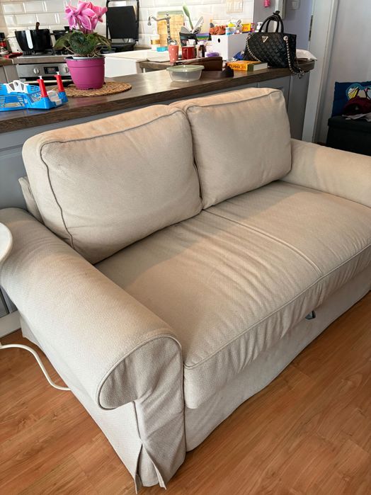 Двуместен разтегателен ikea ektorp с ракла