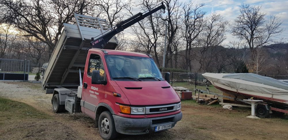 Транспортни услуги - самосвал с кран , камион с кран