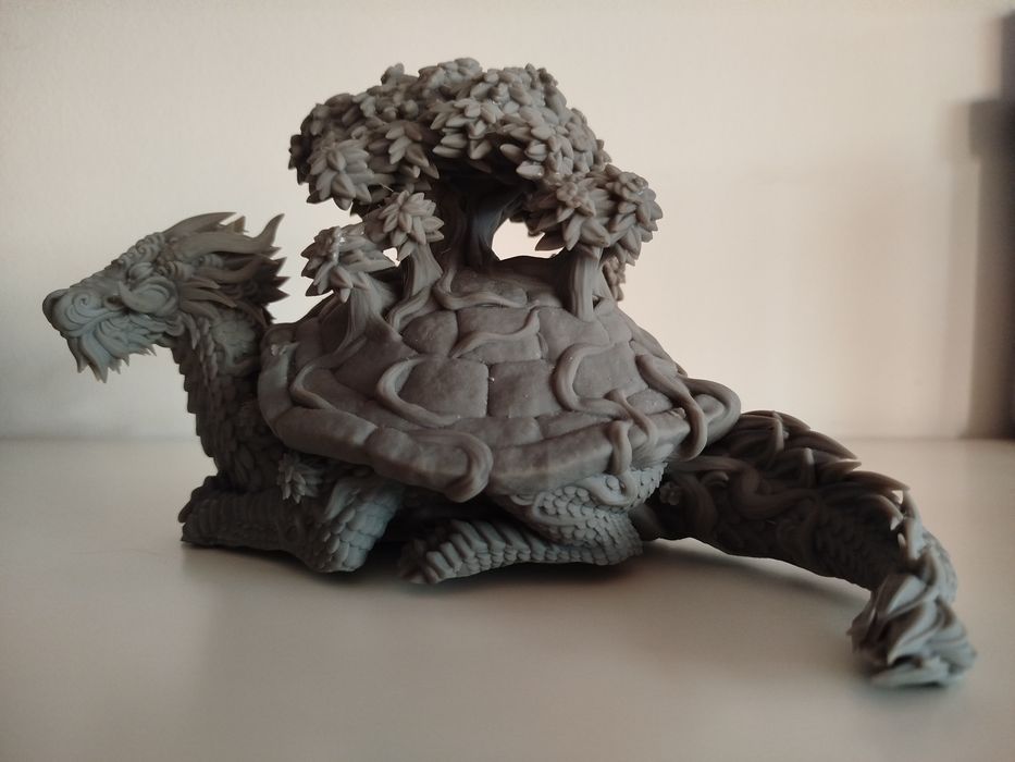 Statuetă 3D Higashi no Shikame, Eastern Dragon Turtle