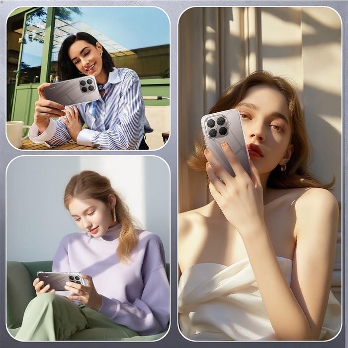 Прозрачен 360° градуса кейс за xiaomi 15t pro