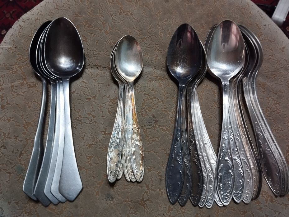 Мельхиор ложки и вилки