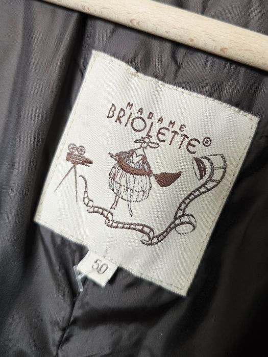 Cojoc de iarnă cu blană naturala - Madame Briolette  XXL