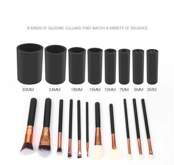 Електрическа машинка за почистване на четки за грим