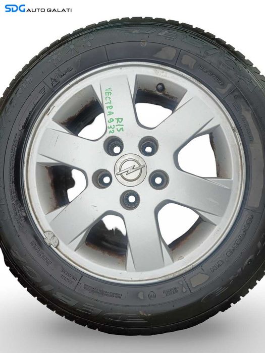 Set 4 Jante Janta Roata Roti Aluminiu 195 65 15 R15 M+S Opel Signum 2002 - 2008 (6JX15 ET49) [JNT0024]