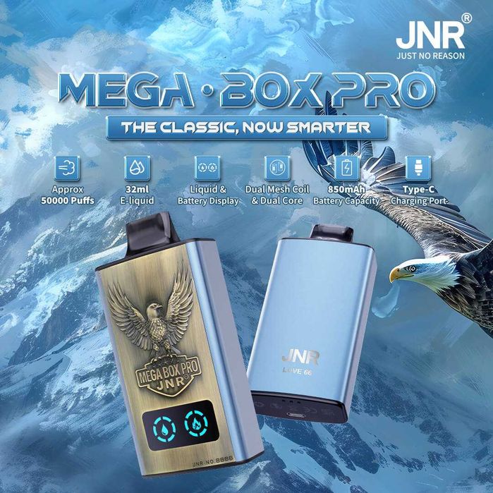 JNR MEGA BOX PRO 50000 Puffs