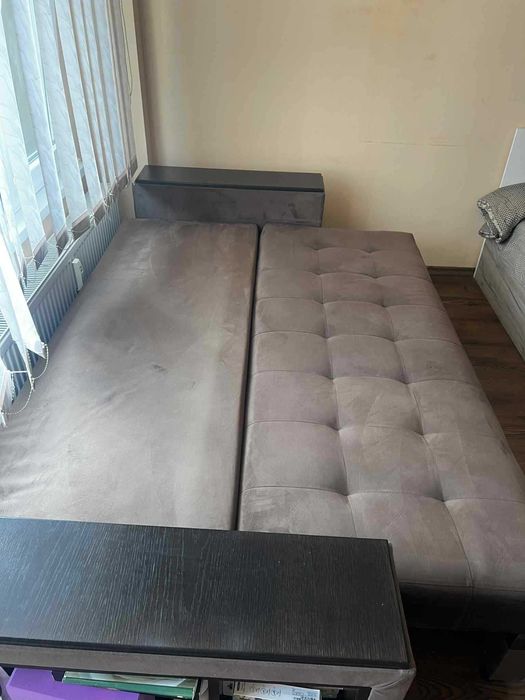 Голям диван + двойно легло