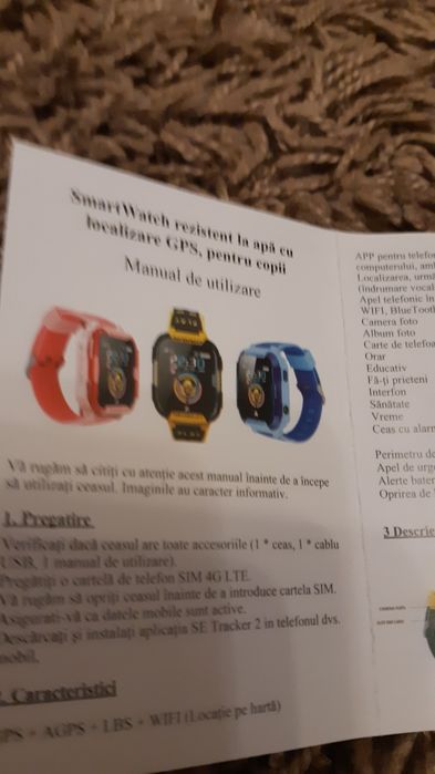Ceas smart pentru copii 4g Tracker Logic ă