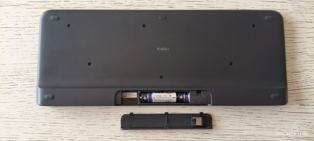 Клавиатура Logitech K400 Plus, черная