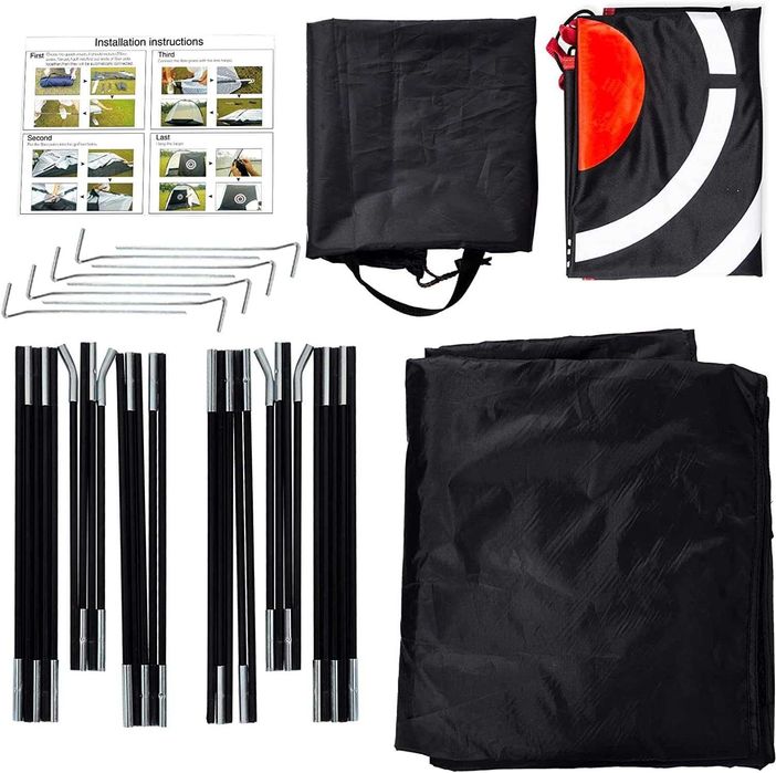 Kapler Мрежа за практикуване на голф - № 5 - 3х2,1х1,8 м