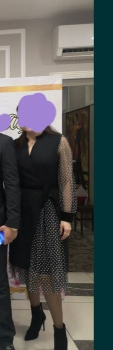 Продаётся платье чёрного цвета 46 размер