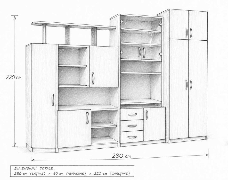 Set living complet + dulap haine – modern – stare foarte bună – preț avantajos, disponibil imediat