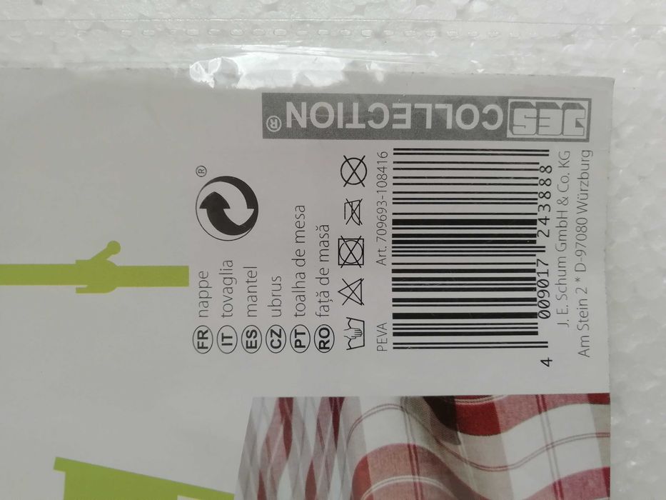 Мушама за маса 140/100 см., нова покривка