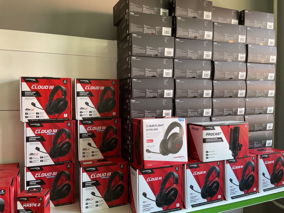 Новые наушники, клавиатуры и мышки HyperX, Logitech, Zowie — в наличии