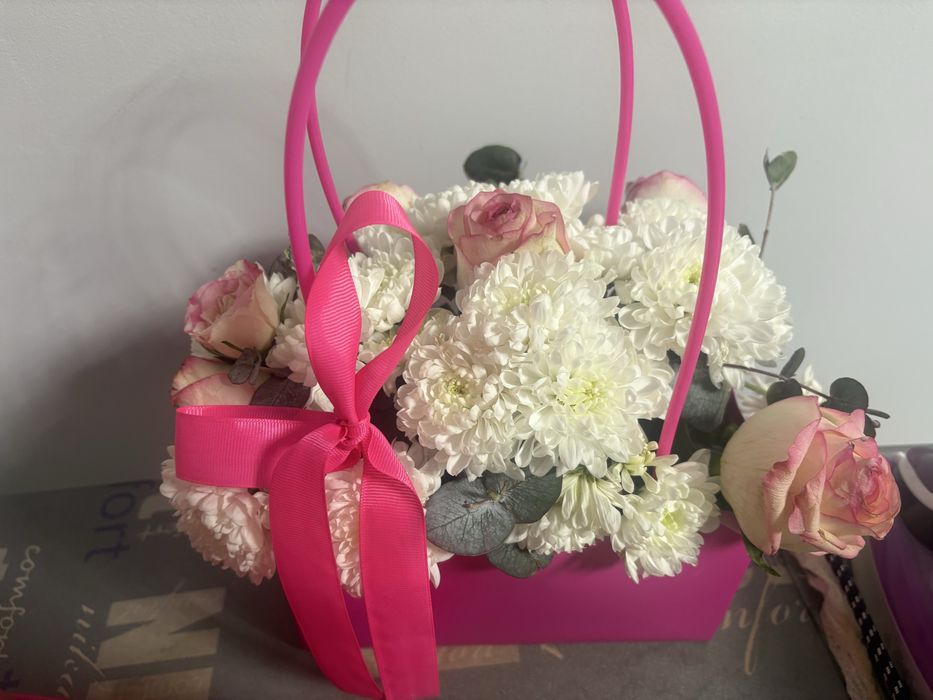 Букет цветов б/у