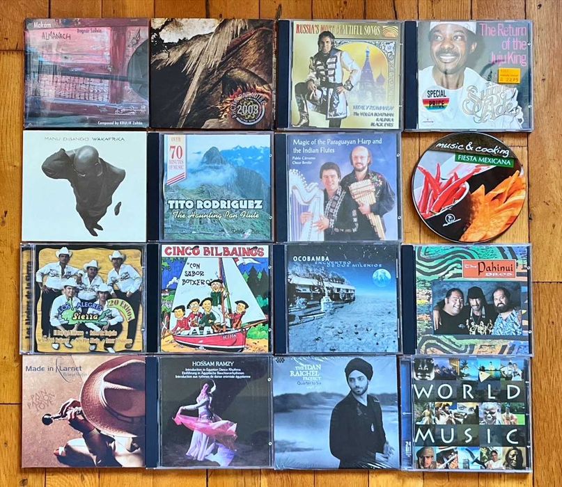 Lot CD muzica traditionala Spania, Franta, Irlanda, Africa,America Sud