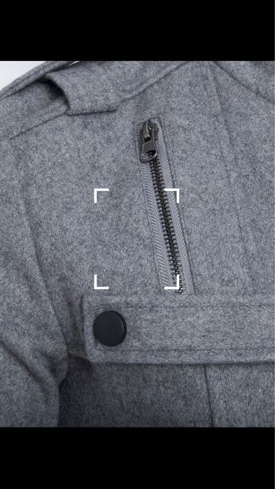 Palton barbati /copii, toamna - iarna , lână, marime XS(42)