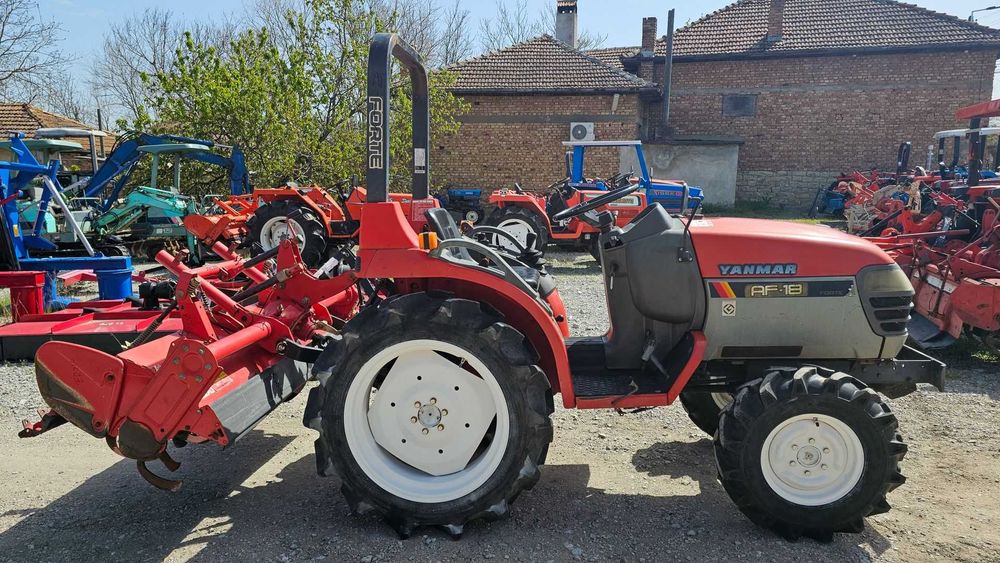 Японски трактор Yanmar AF18 с фреза, 18 кс, 4x4, АграБГ Джолев