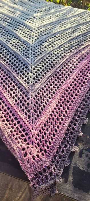 Șal crosetat handmade9