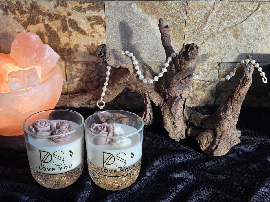 Ароматни свещи ръчна изработка от соев восък