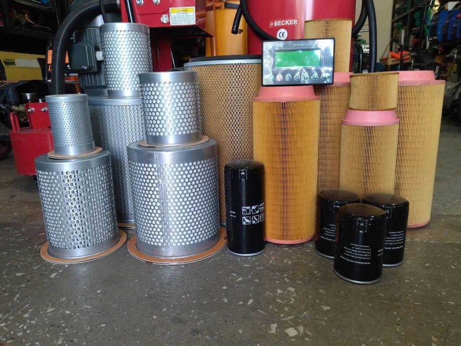 Vintavoy kompressorlar uchun filtrlar va ehtiyot qismlar