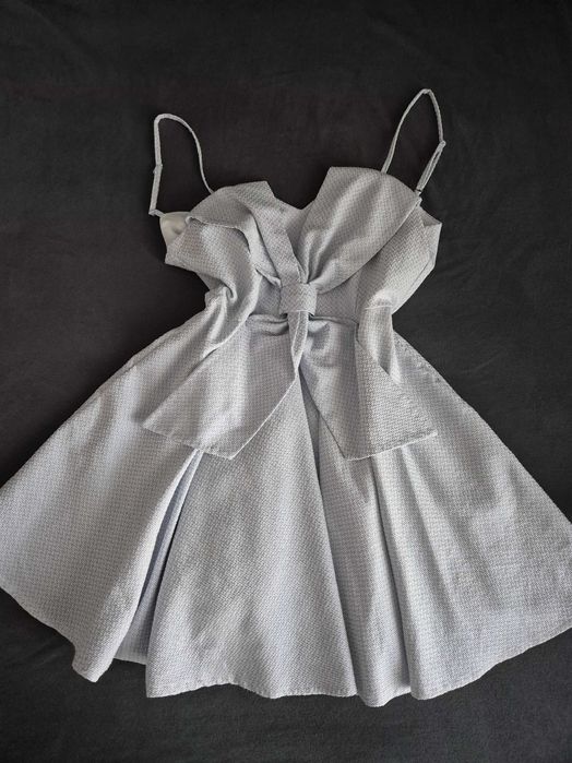 Rochie cocktail cu funda