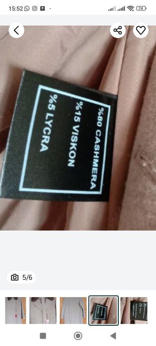 Норка жағалы пальто сатылады