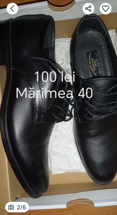 Pantofi piele bărbat noi
