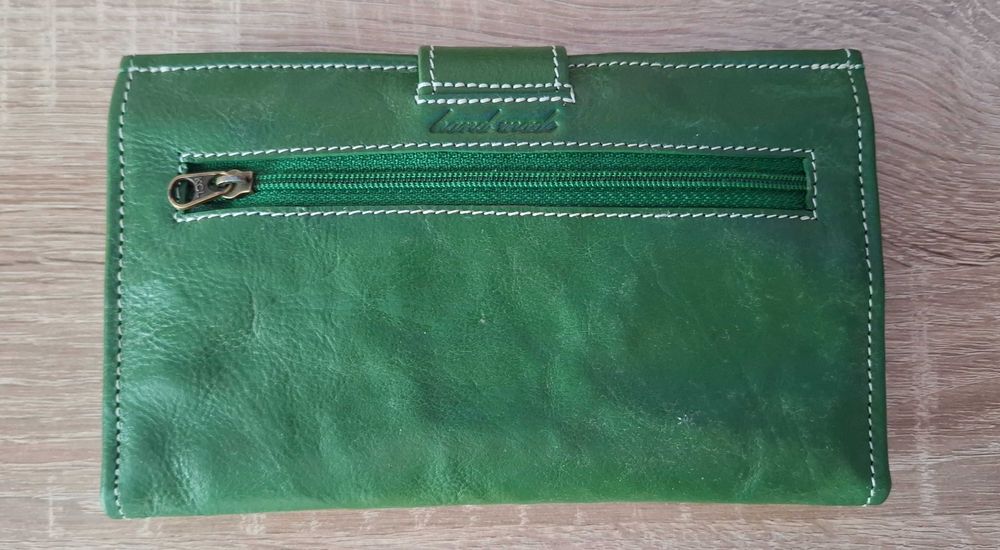 ЕСТЕСТВЕНА КОЖА Дамско портмоне-19/11 см