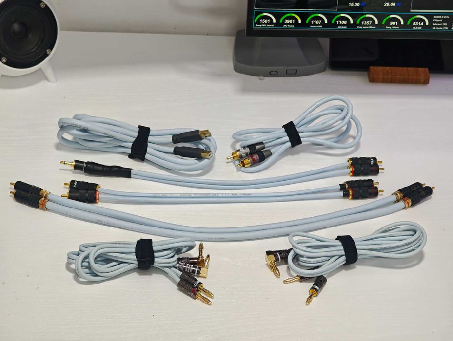 DAC Topping D50S DSD512 si set cabluri Supra cu PPX si WBT