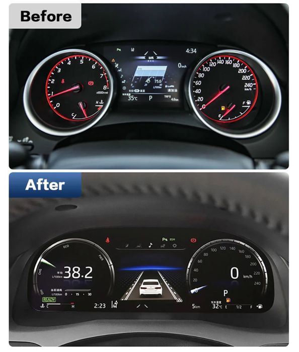 Toyota Camry 70 / 75 led табло