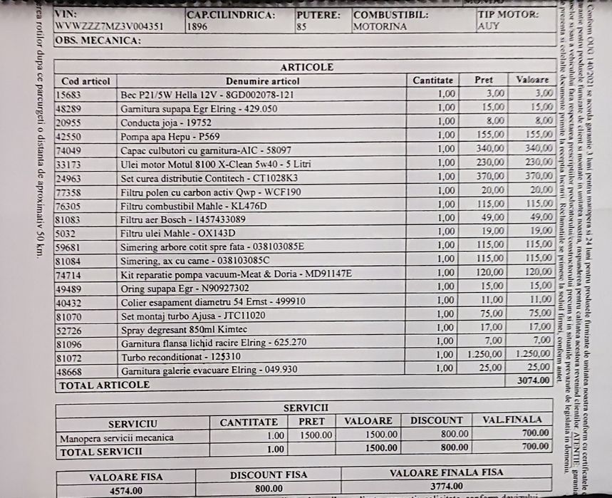 Vând VW Sharan 2003