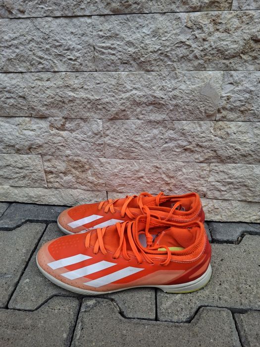 Ghete fotbal / turf Adidas X Crazyfast League TF – Mărimea 37 1/3
