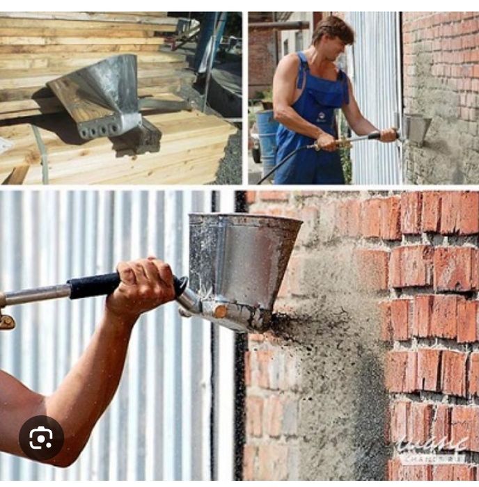 Штукатурка стен в городе