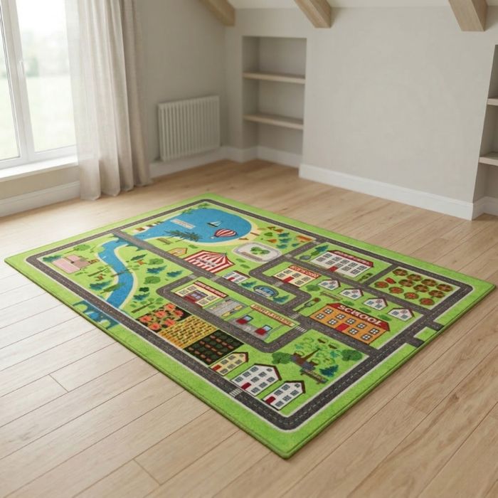 Детски килим за игра 120х160см -Противоплъзгащ и миещ се