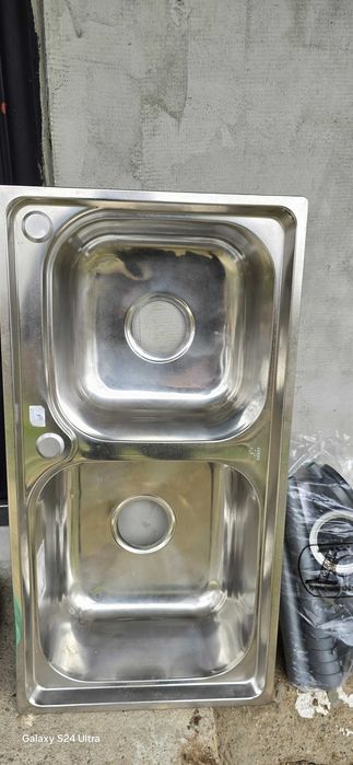 двойна мивка за кухня (нова)