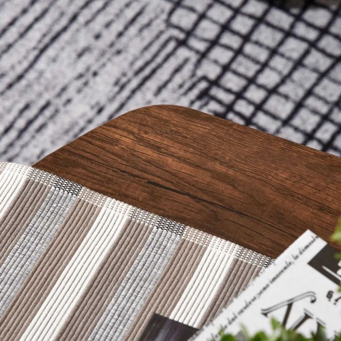 Холна маса HOMCOM, с рафтове