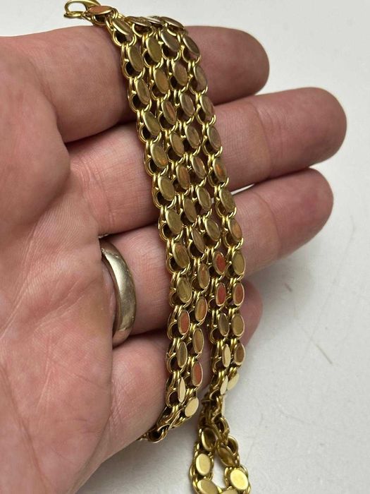 LANT AUR 14K - Barbati - Lung - Grecia - Vintage - 27g. - 470lei/gr. !